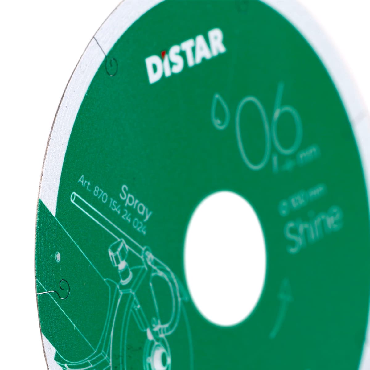 Disc diamantat Distar 1A1R 101.6 mm Shine